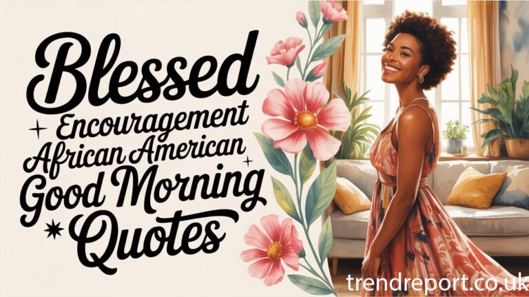 Blessed Encouragement African American Good Morning Quotes: Uplifting Words to Start Your Day