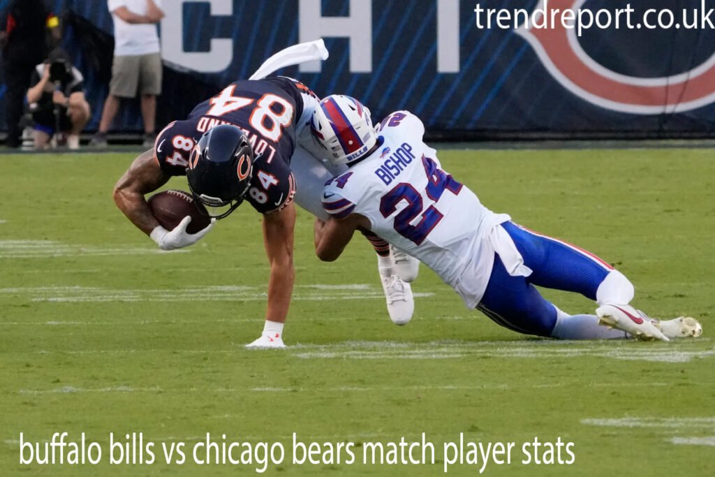 buffalo bills vs chicago bears match player stats
