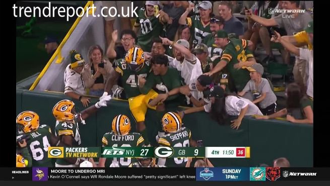 new york jets vs green bay packers match player stats
