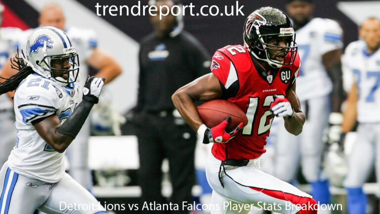 Detroit Lions vs Atlanta Falcons Player Stats Breakdown