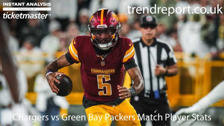 Chargers vs Green Bay Packers Match Player Stats – Full Breakdown & Story Behind the Numbers