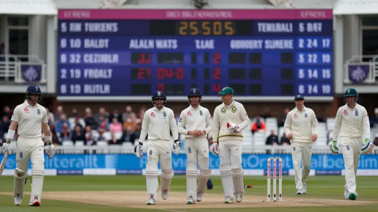 England Cricket Team vs South Africa National Cricket Team Match Scorecard